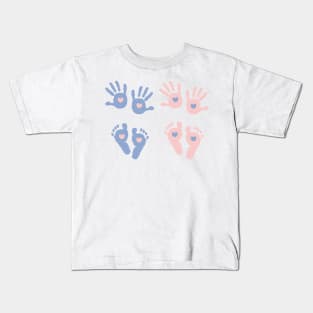 Baby hand and foot print Kids T-Shirt